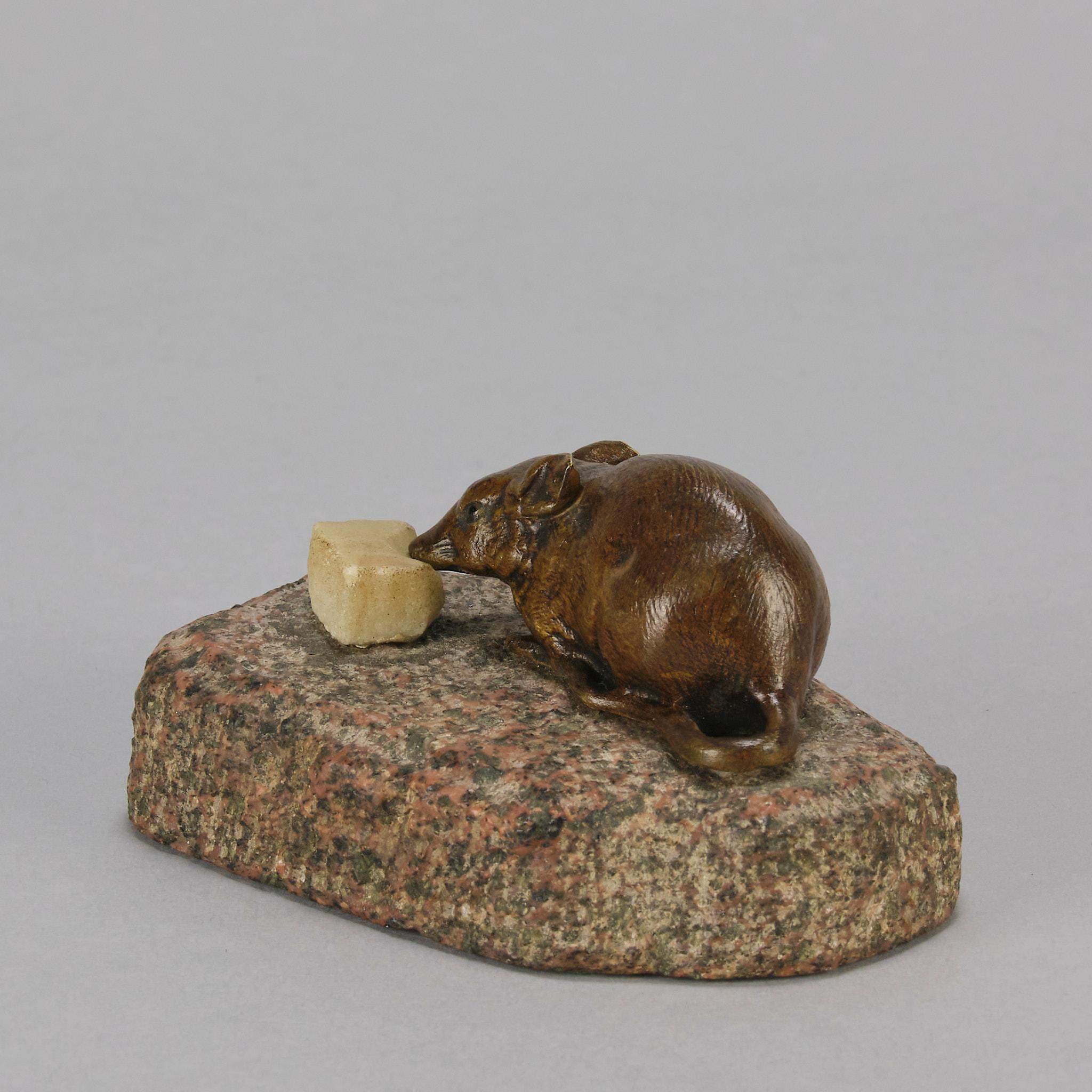 Early 20th Century French Bronze 'Mouse and Cheese' 6