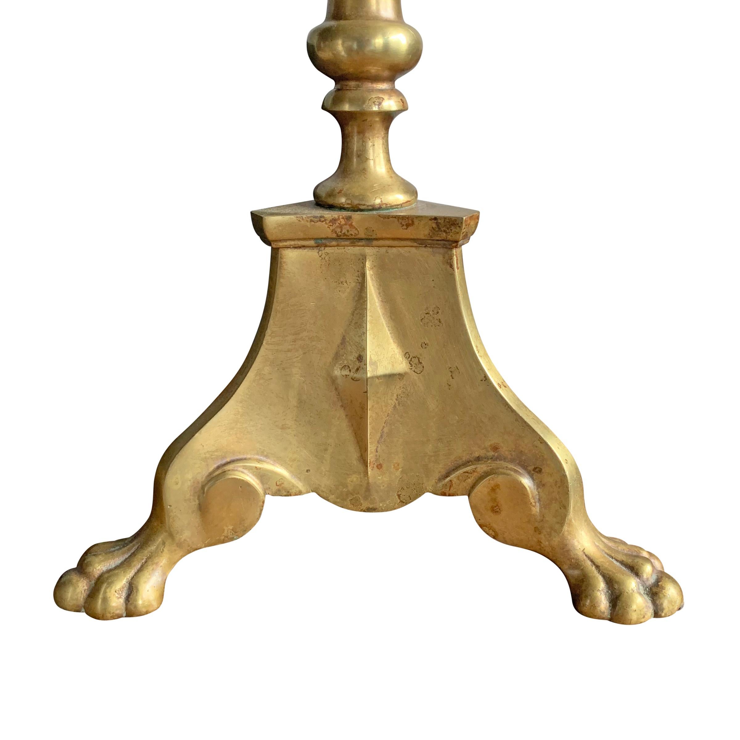 Early 20th Century French Bronze Table Lamp 1