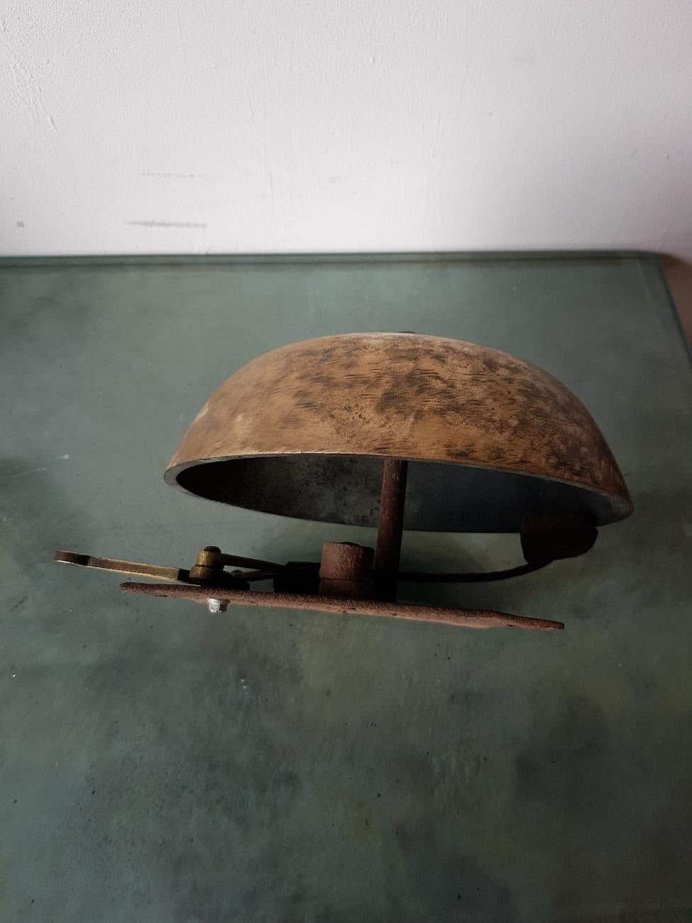 Early 20th Century French Bronze Wall Bell 1