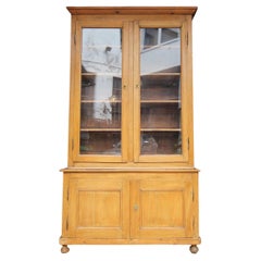 Early 20th Century French Buffet Display Cabinet in original Paint