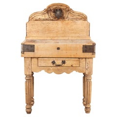Bloque de carnicero francés de principios del siglo XX