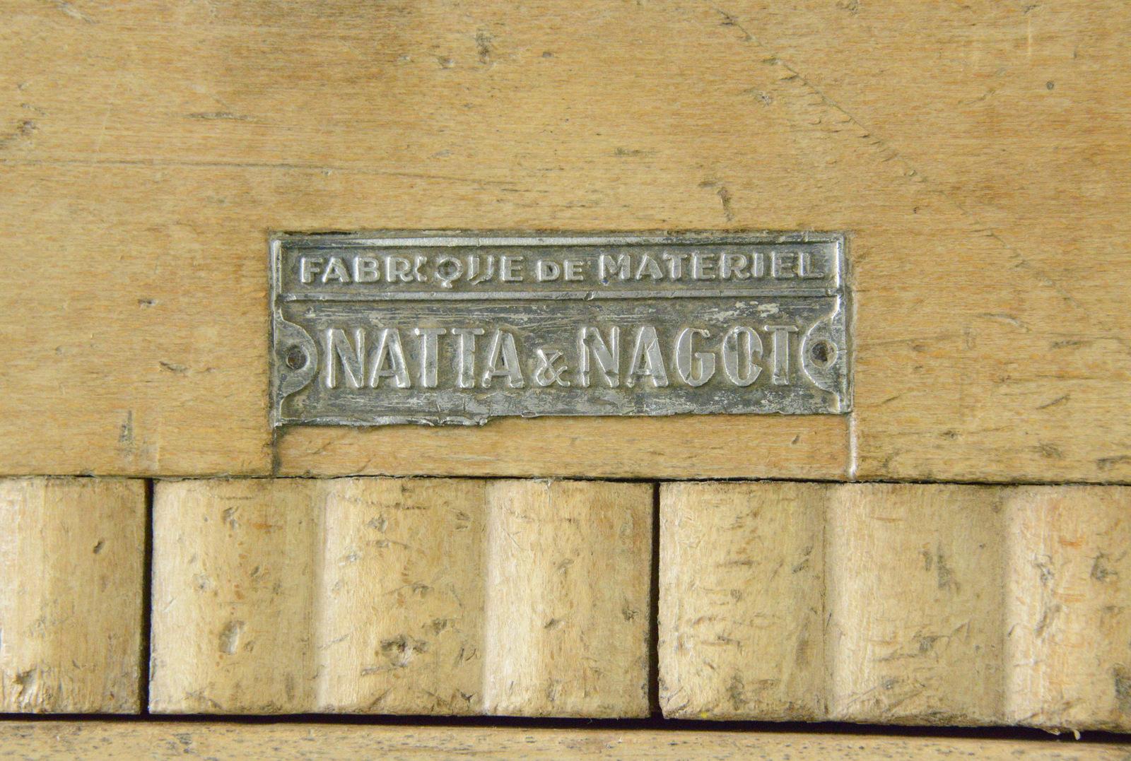 Table de boucherie française du début du 20e siècle par Natta & Nagot Circa 1910 en vente 1