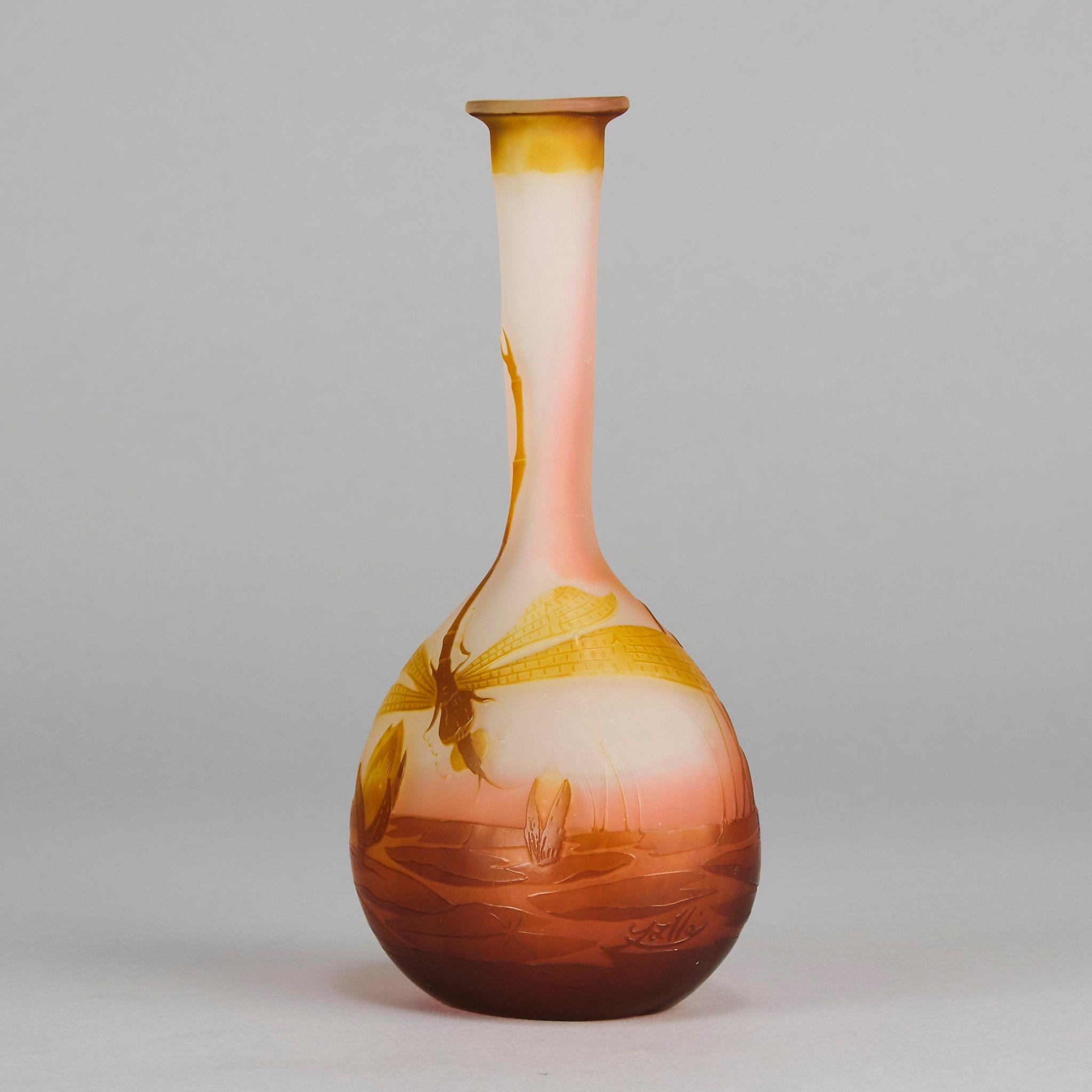 Französisches Kamee-Glas 