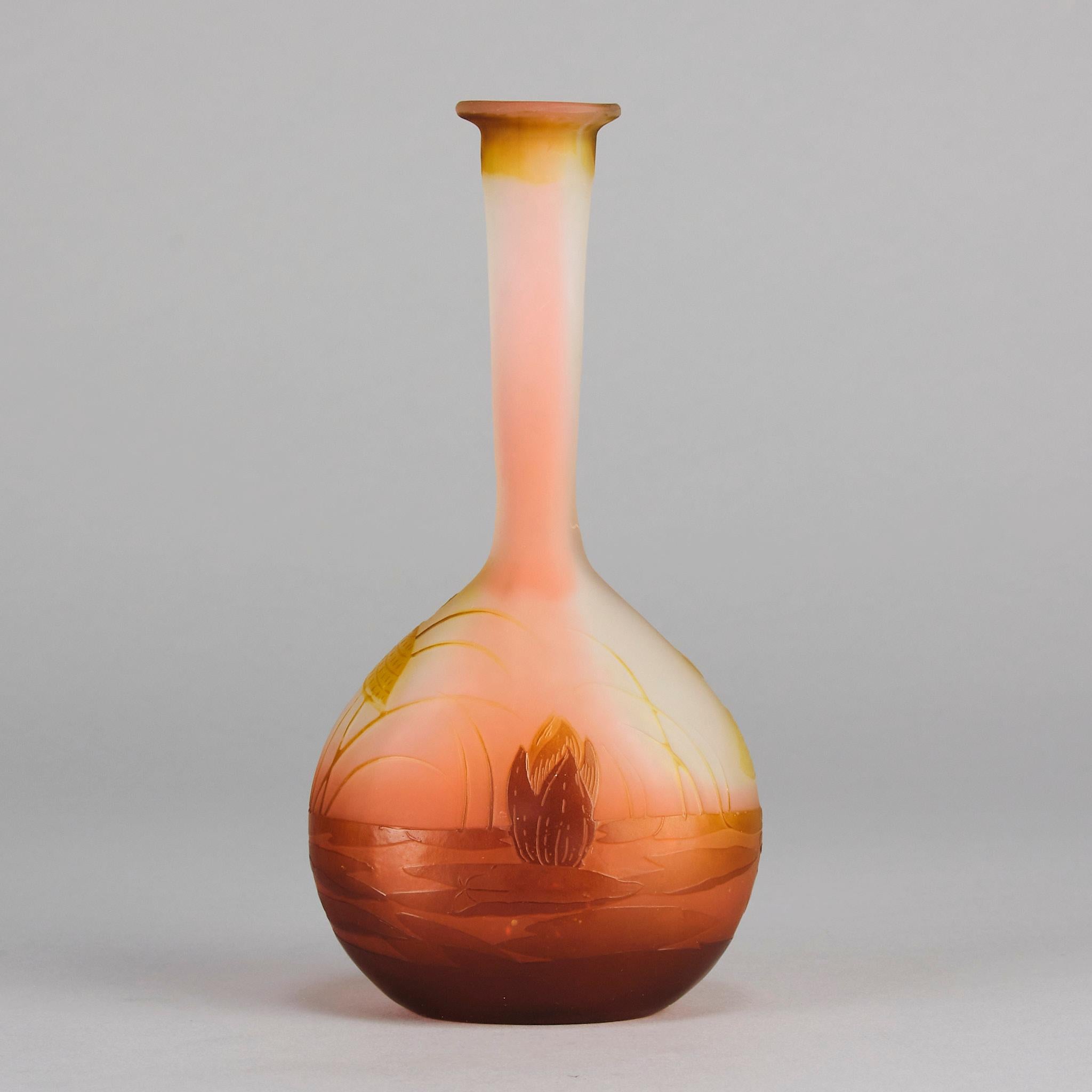 Französisches Kamee-Glas 