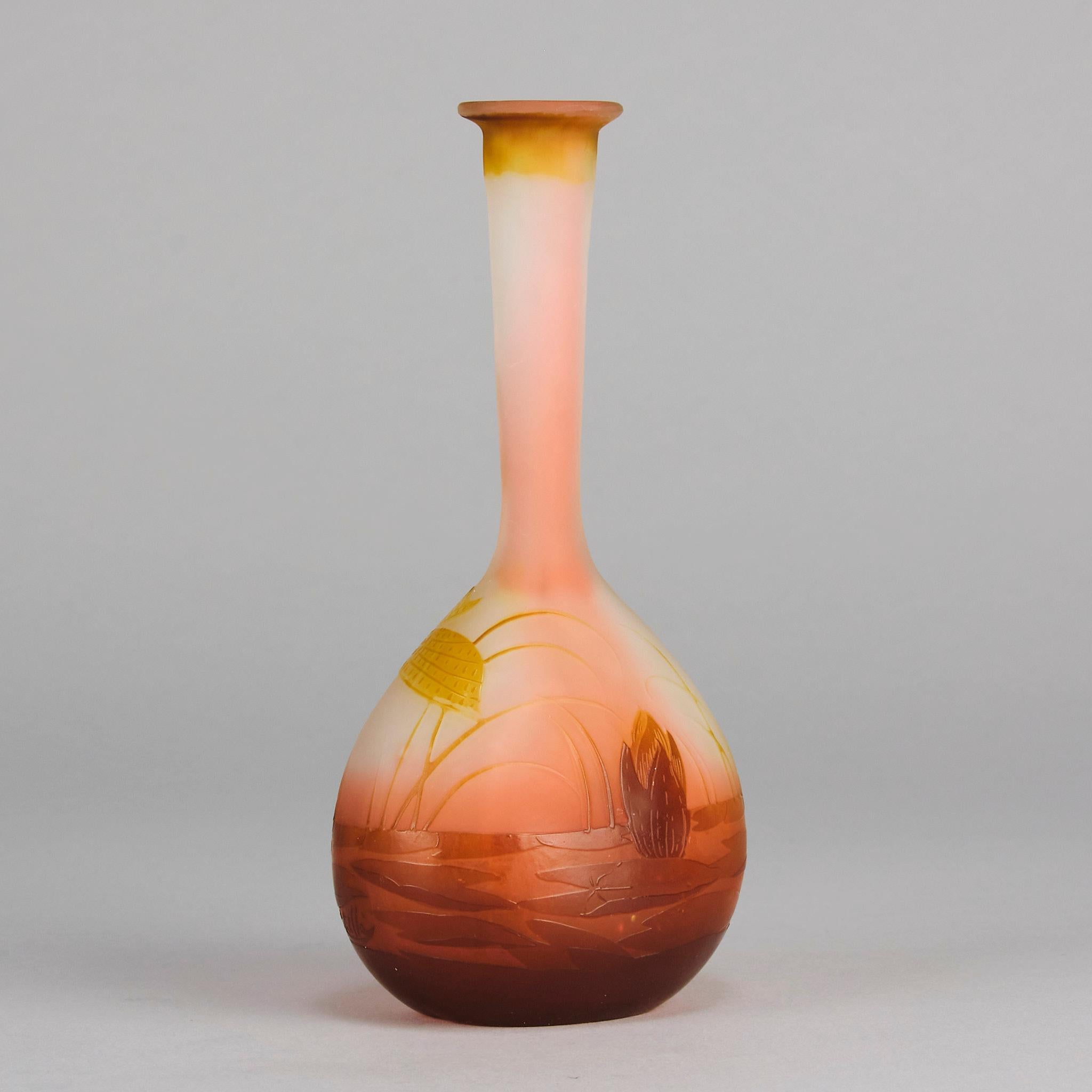 Französisches Kamee-Glas 