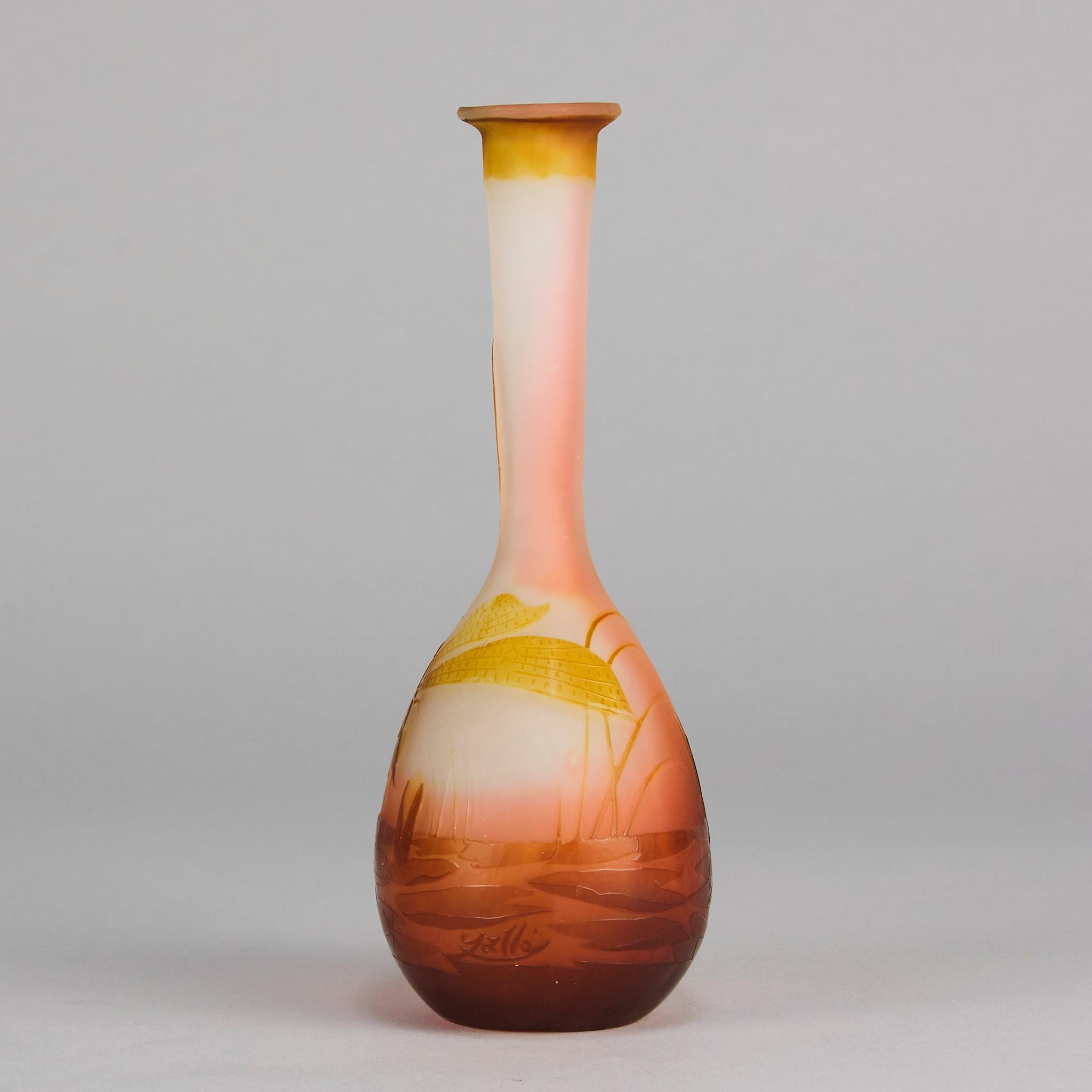 Französisches Kamee-Glas 