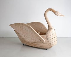 Early 20th Century French Carousel Swan