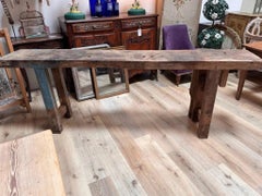 Early 20th Century French Carpenter’s Workbench
