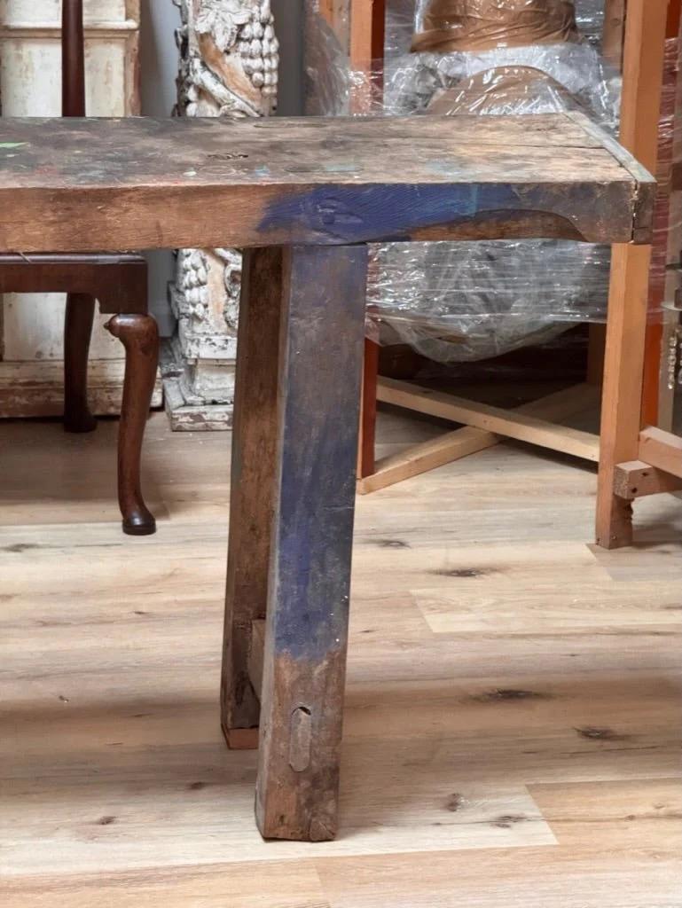 Legno Banco da lavoro da falegname francese dei primi del Novecento