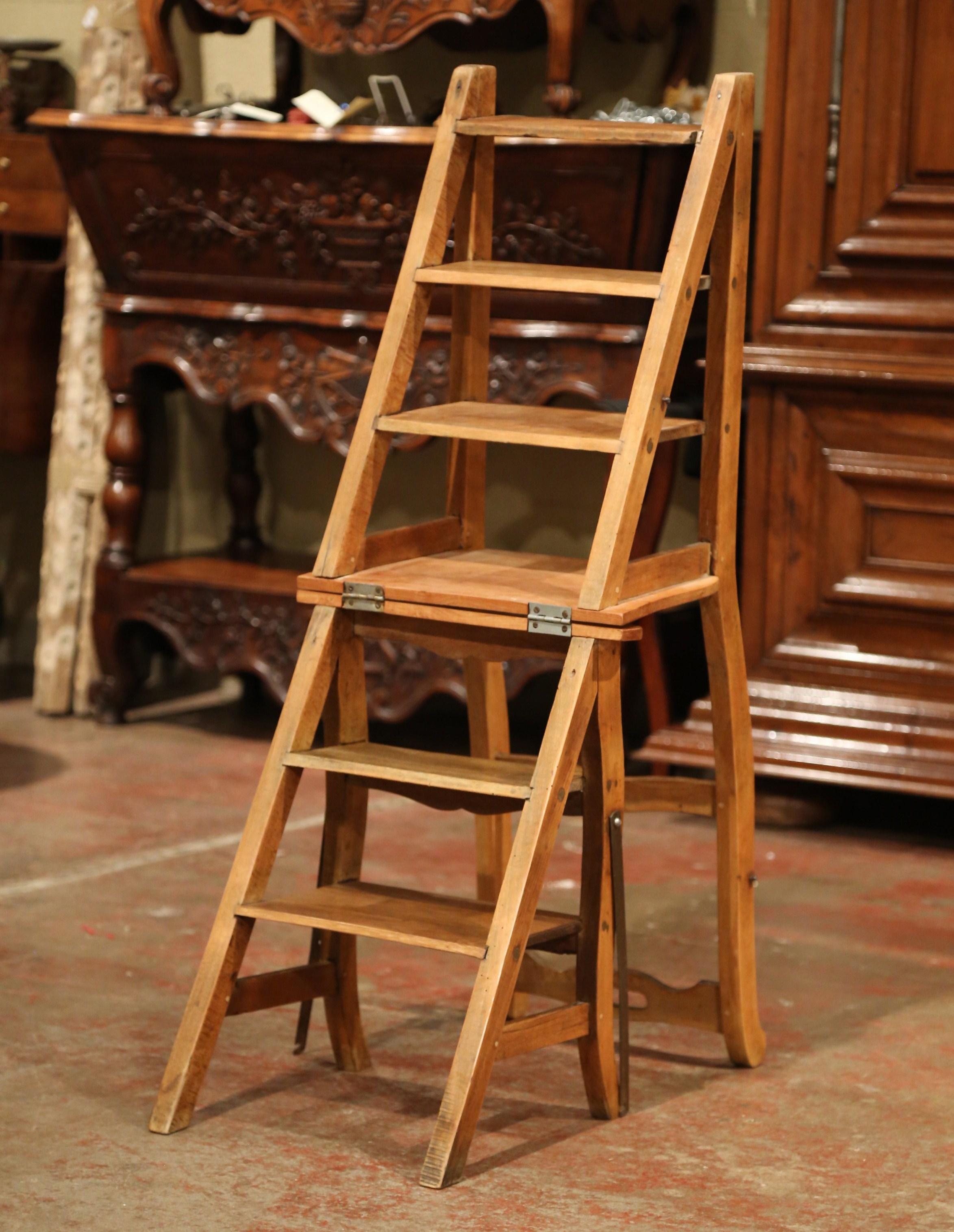 wood ladder chair