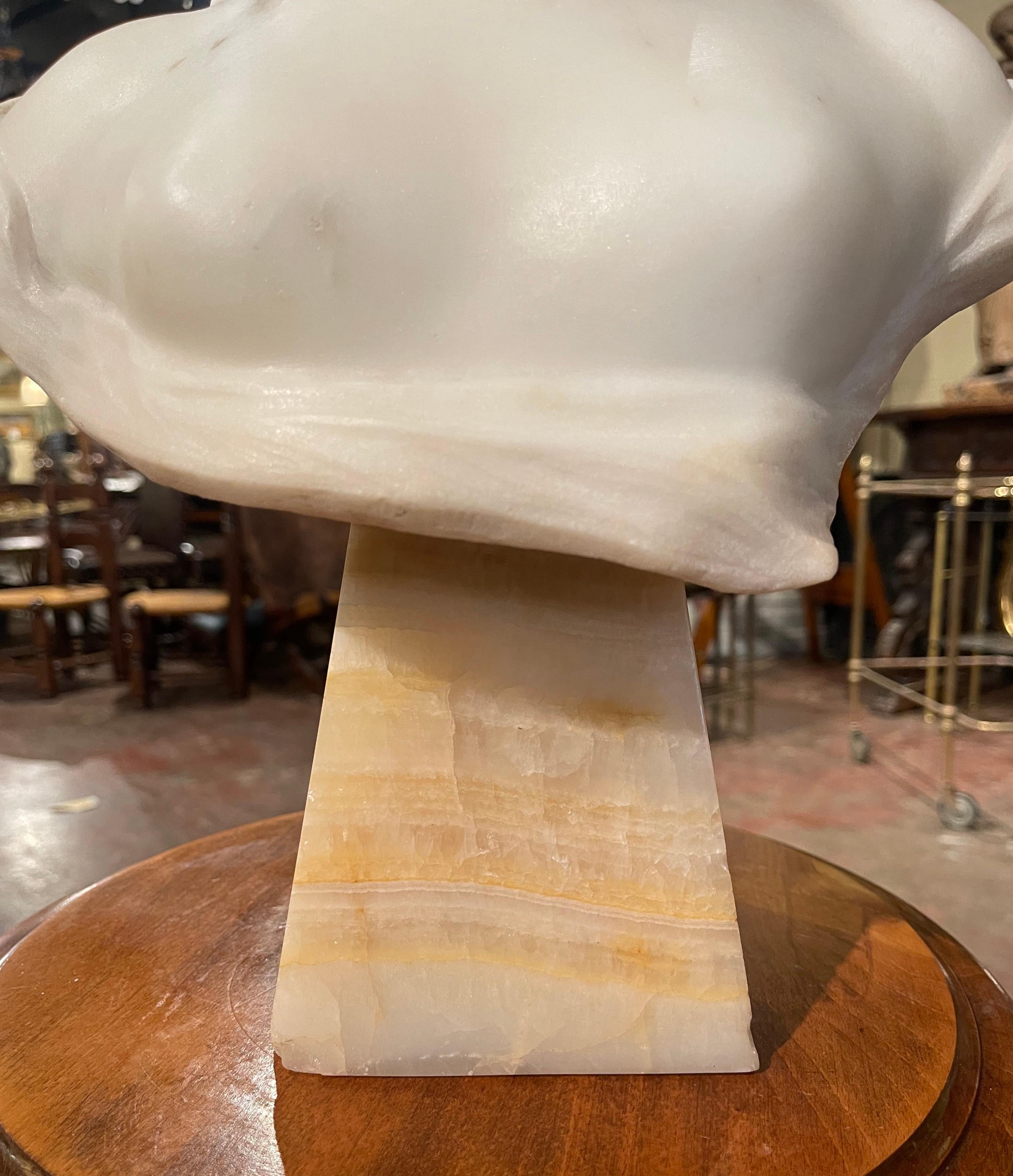 Français Buste de jeune beauté en marbre sculpté français du début du 20e siècle signé A. Gory en vente