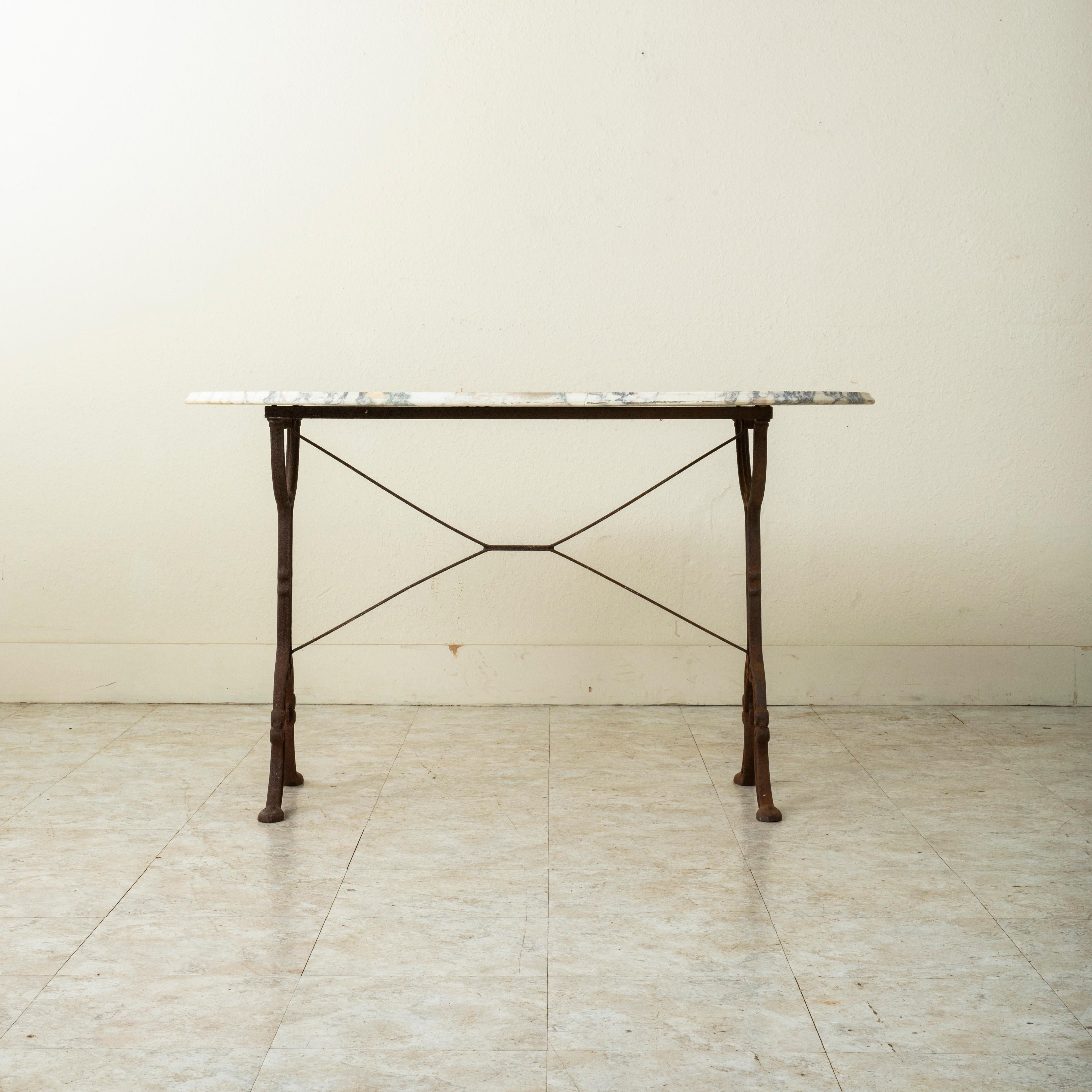 square marble bistro table