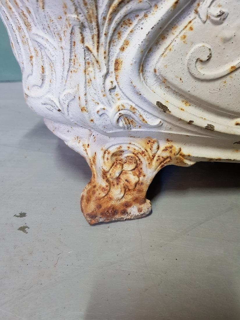 Early 20th Century French Cast Iron Art Nouveau Planter 1