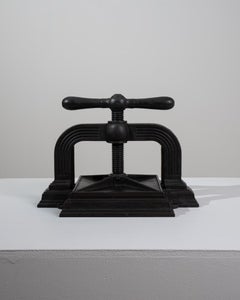 Early 20th Century French Cast Iron Book Press