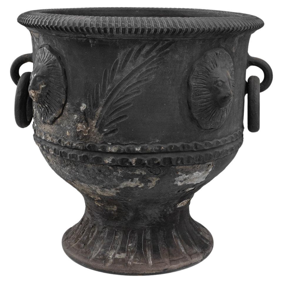 Early 20th Century French Cast Iron Planter For Sale