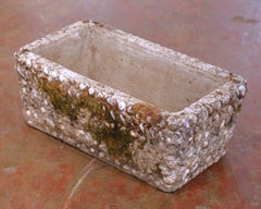 Early 20th Century French Cast Stone Shell-Encrusted Planter