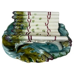 Early 20th century French Ceramic Asparagus Platter, 1900s