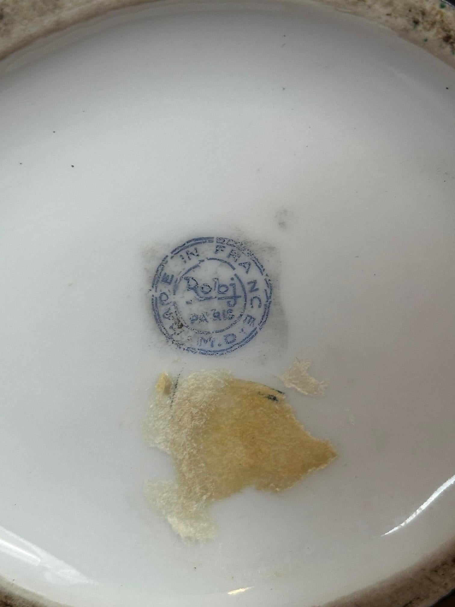 Anfang des 20. Jahrhunderts Französische Keramikflasche eines Priesters Signiert ROBJ, 1900er Jahre im Angebot 6