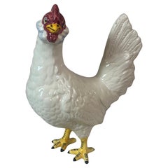 Pollo in ceramica francese dei primi del Novecento, anni '20