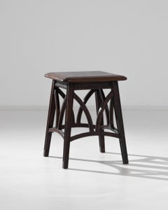 Early 20th Century French Checkered Coffee Table