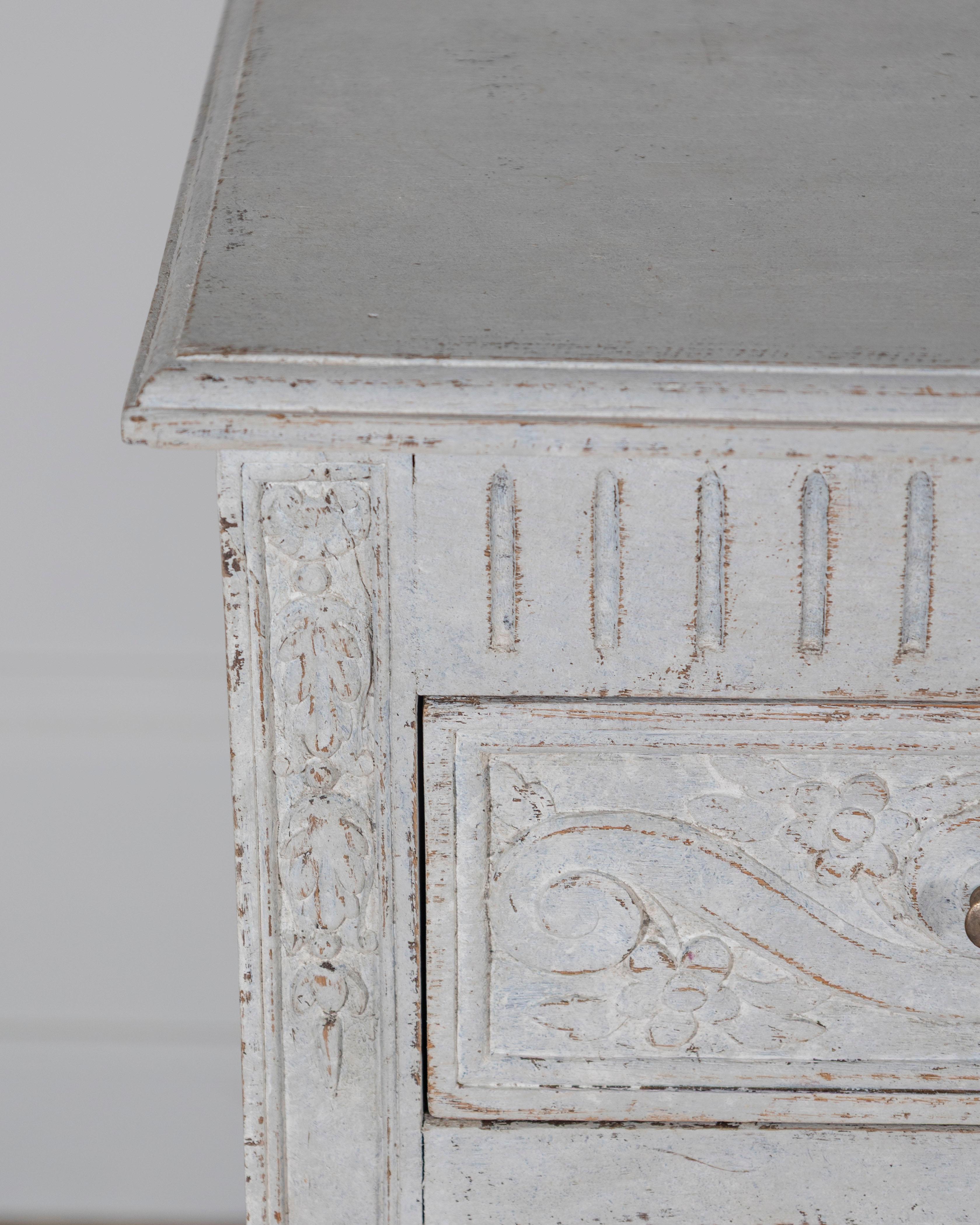 Painted Early 20th Century French Chest of Drawers with Exceptional Craftsmanship For Sale