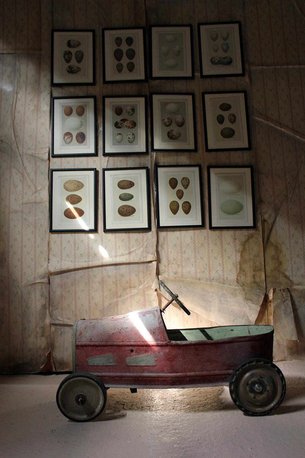 Early 20th Century French Child’s Painted Metal Pedal ‘Special’ Racing Car 12