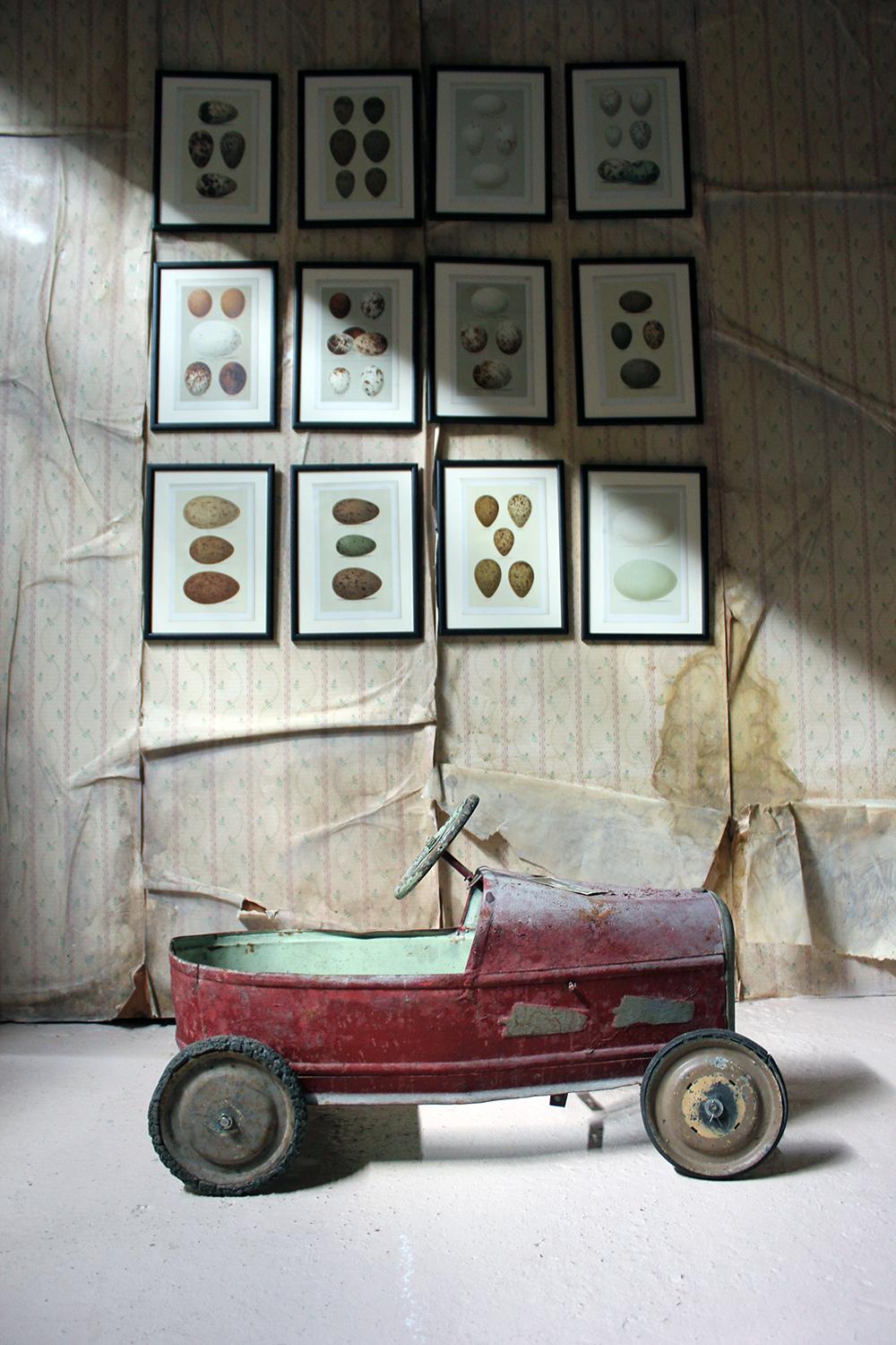 Early 20th Century French Child’s Painted Metal Pedal ‘Special’ Racing Car 15