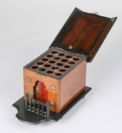 Early 20th Century French Cigar Box with Music