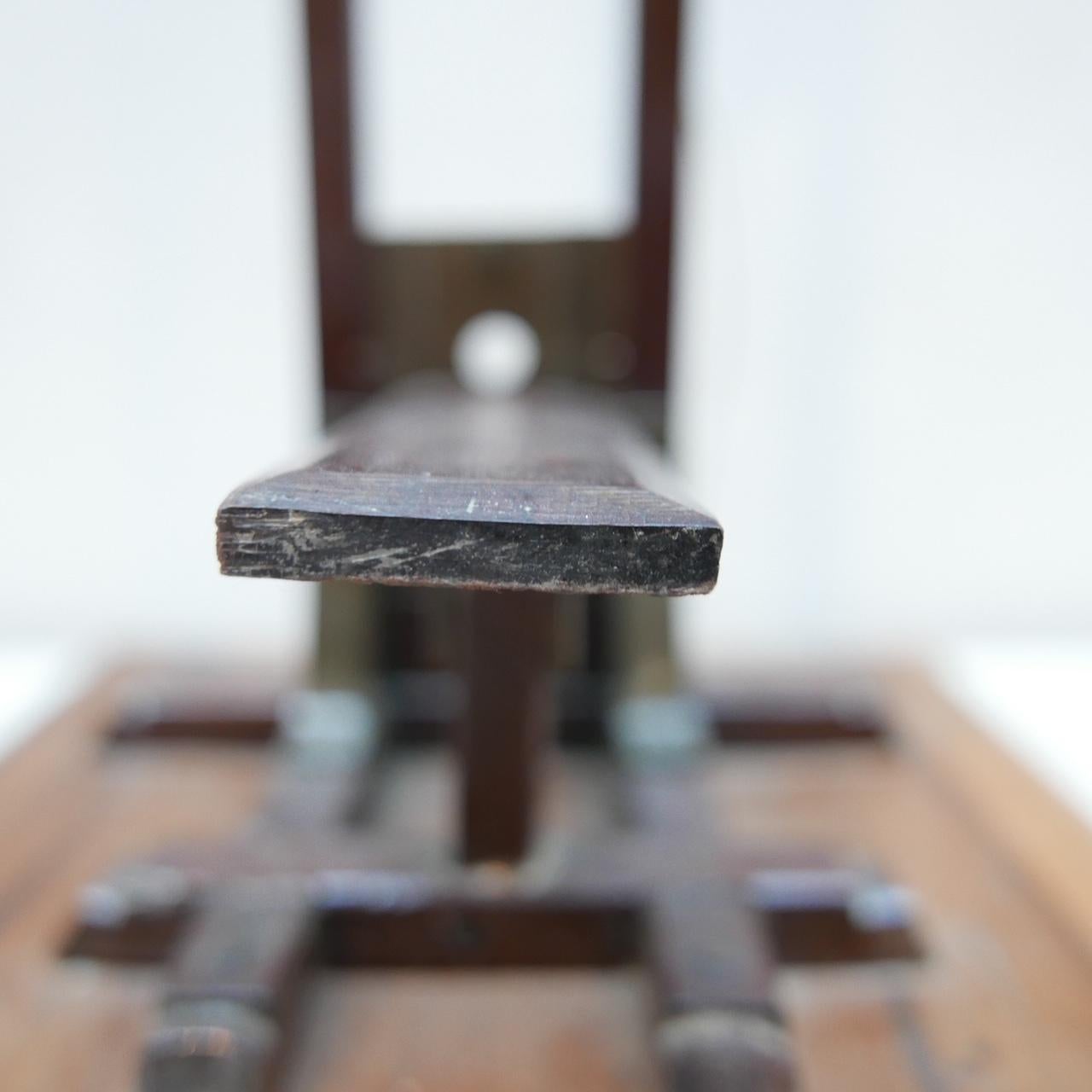 Early 20th century French Cigar Cutter Model of a Guillotine 2