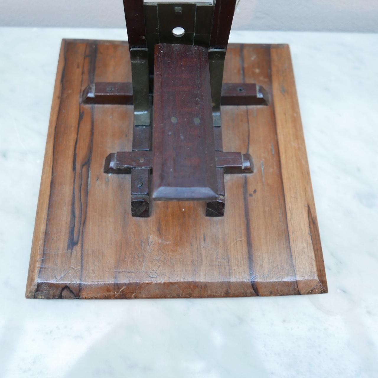 Early 20th century French Cigar Cutter Model of a Guillotine 3