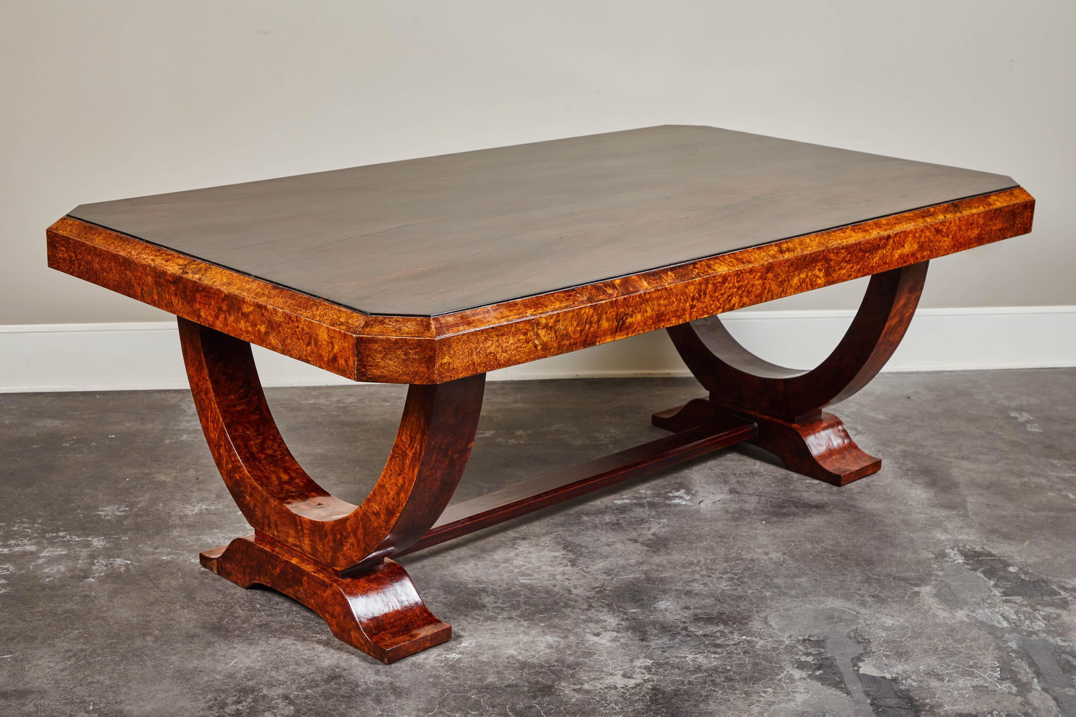 Vietnamese Early 20th Century French Colonial Art Deco Dining Table For Sale