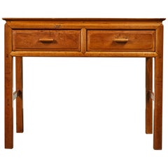 Early 20th Century French Colonial Tigerwood Console