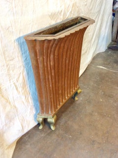 Early 20th Century French Copper and Brass Umbrella Plant Stand