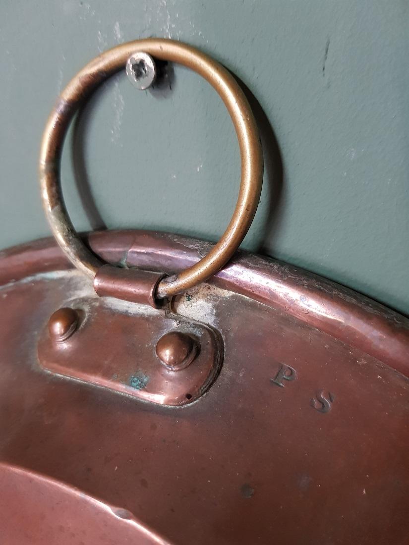Early 20th Century French Copper Baking Dish In Good Condition For Sale In Raalte, NL