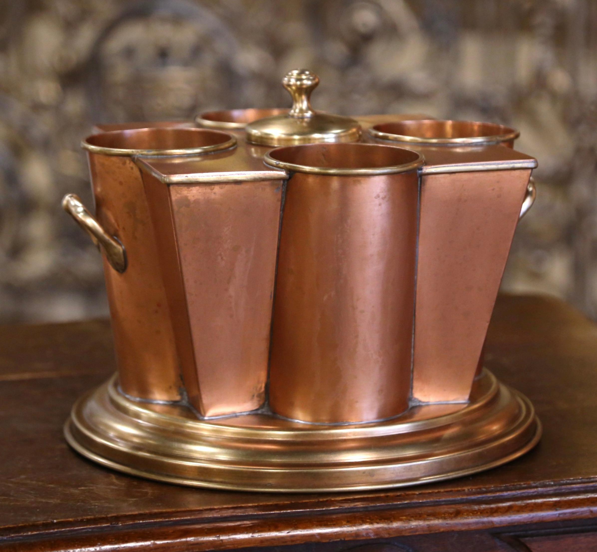 Keep your wine bottles chilled in this elegant antique 