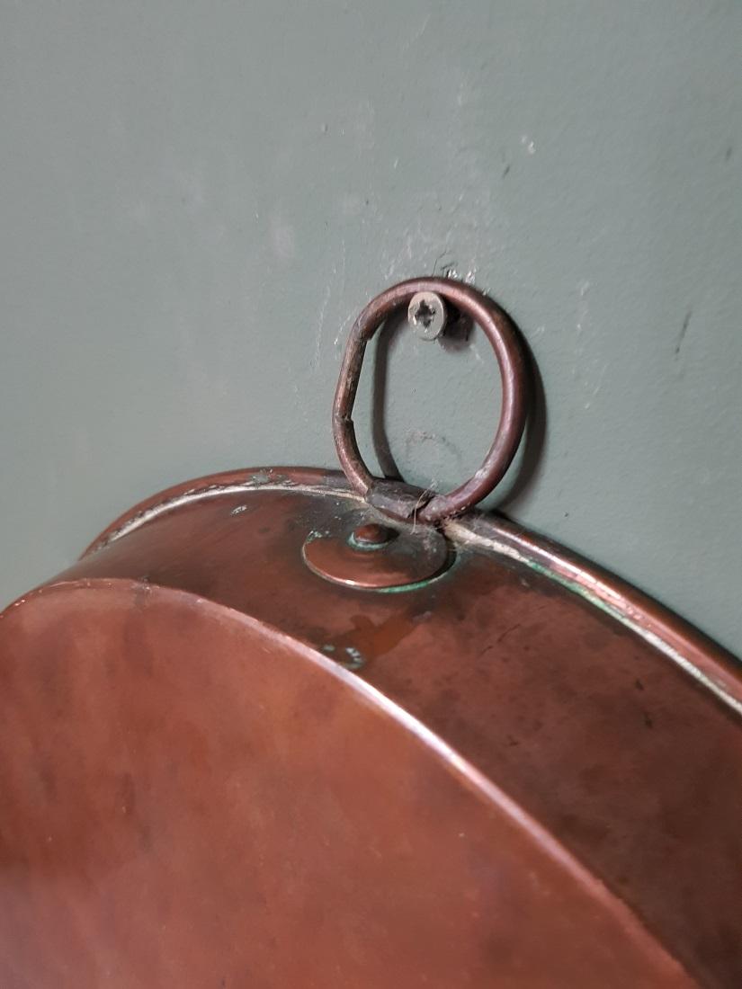 Early 20th Century French Copper Oven Dish Very Decorative for the Kitchen In Good Condition For Sale In Raalte, NL