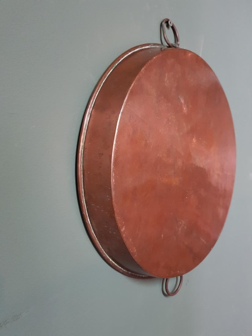 Early 20th Century French Copper Oven Dish Very Decorative for the Kitchen For Sale 1