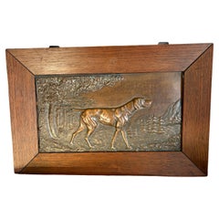 Early 20th Century French Copper Relief Plaque