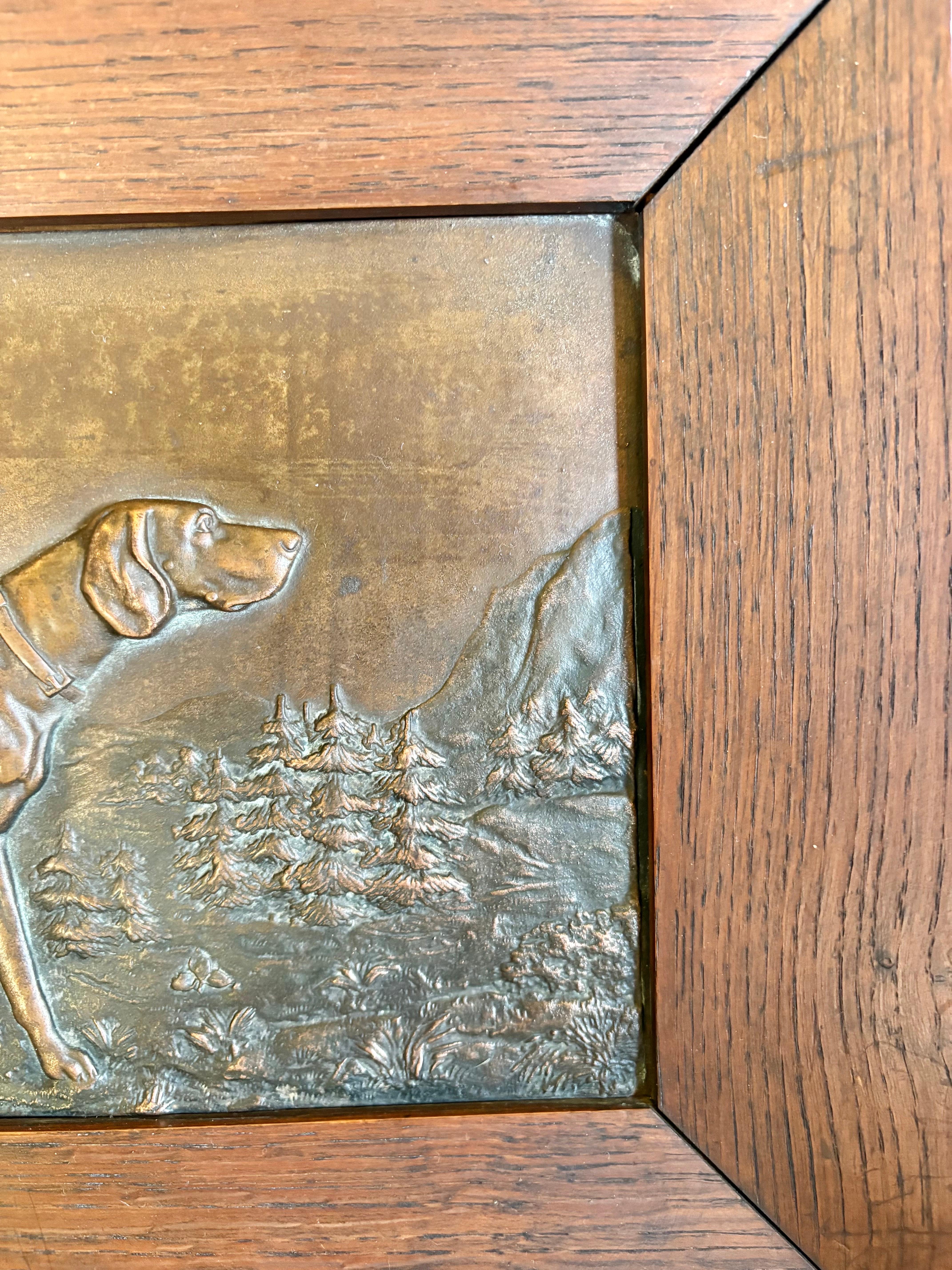Early 20th Century French Copper Relief Plaque 4