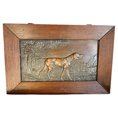 Early 20th Century French Copper Relief Plaque