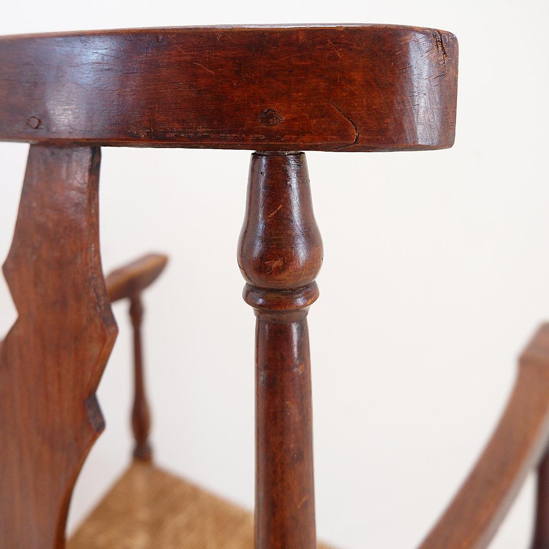 Early 20th Century French Country-Style Armchair For Sale 7