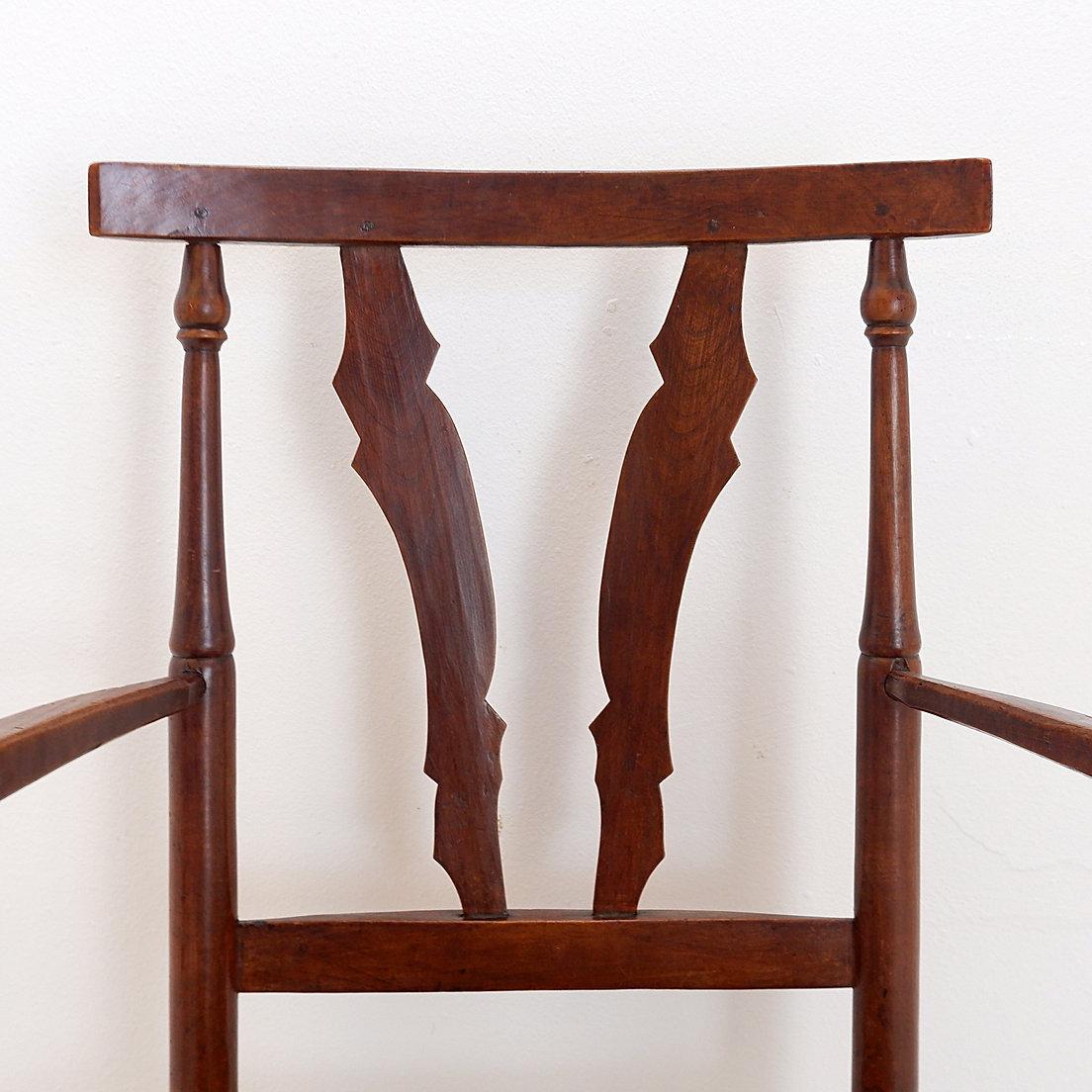 Early 20th Century French Country-Style Armchair For Sale 10