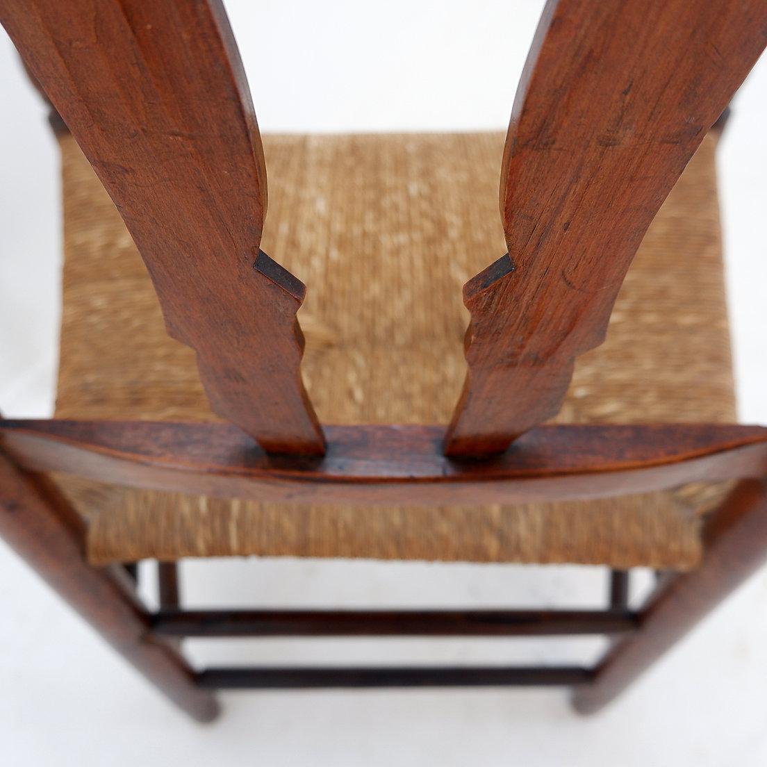 Early 20th Century French Country-Style Armchair For Sale 11