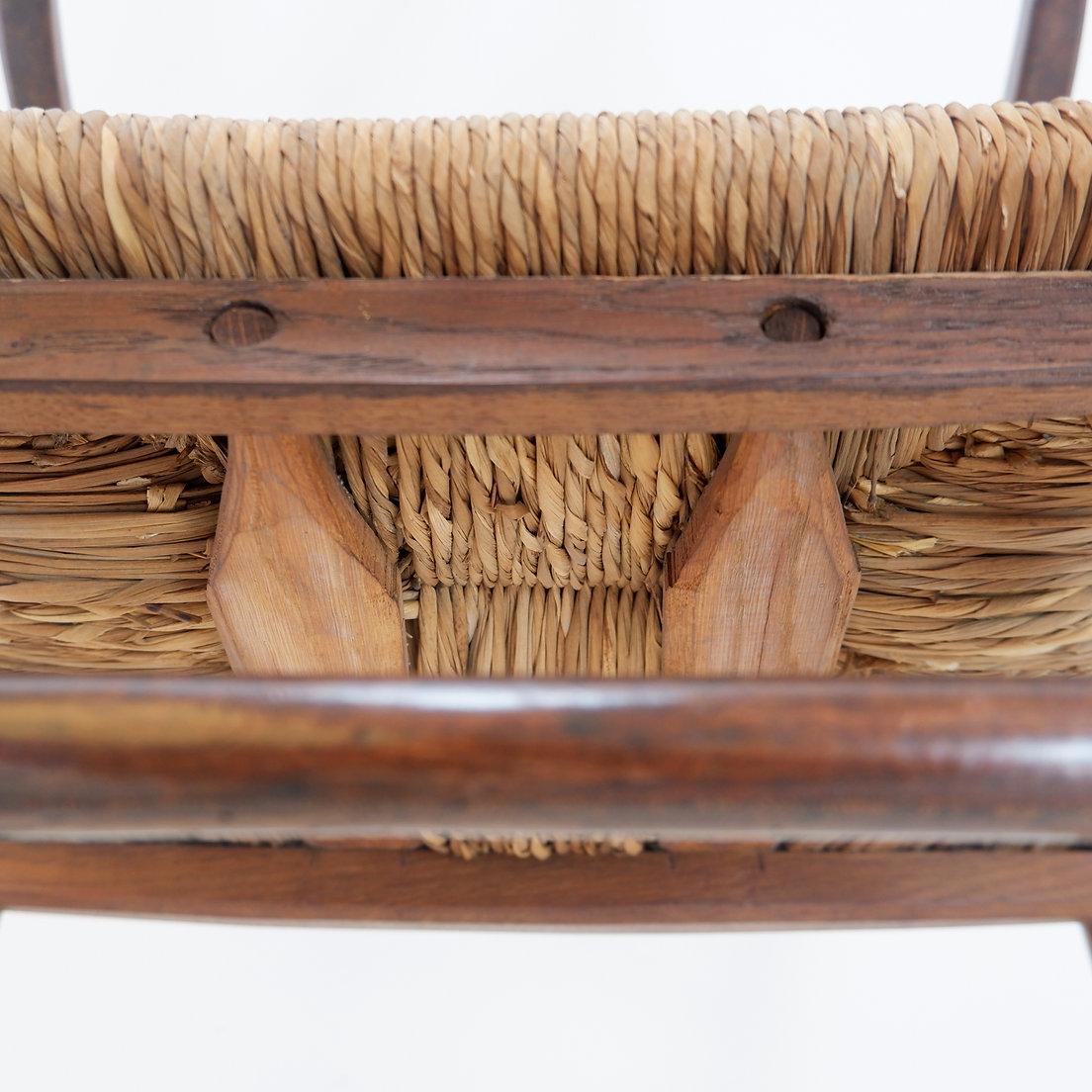 Early 20th Century French Country-Style Armchair For Sale 5