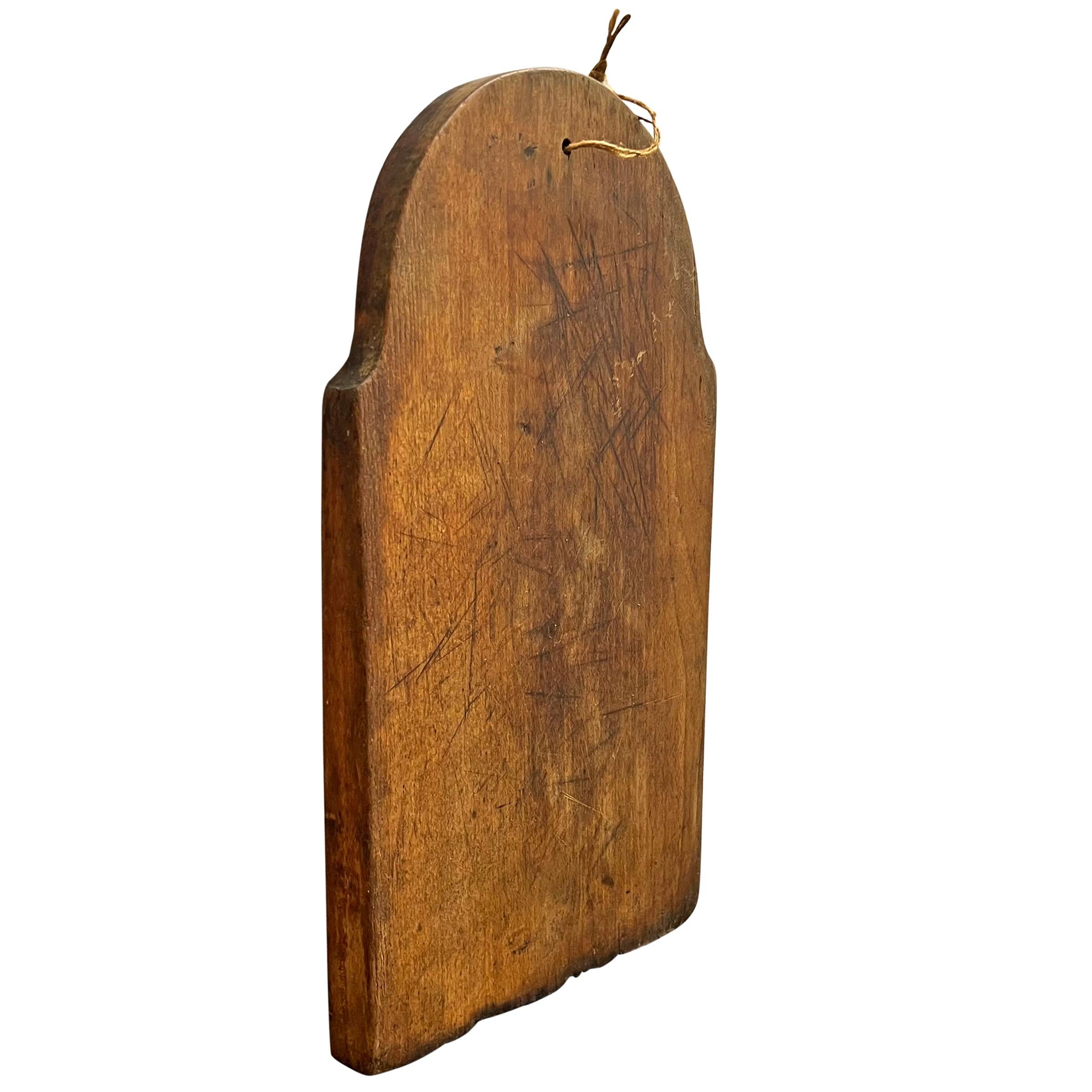 Rustic Early 20th Century French Cutting Board For Sale