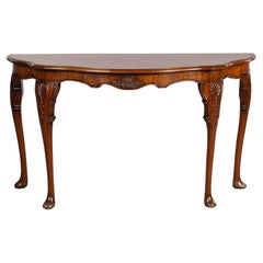 Early 20th Century French Demi Lune Table