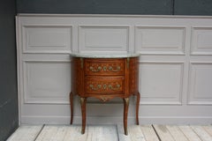 Early 20th Century French Demilune Chest of Drawers, Louis XV Style