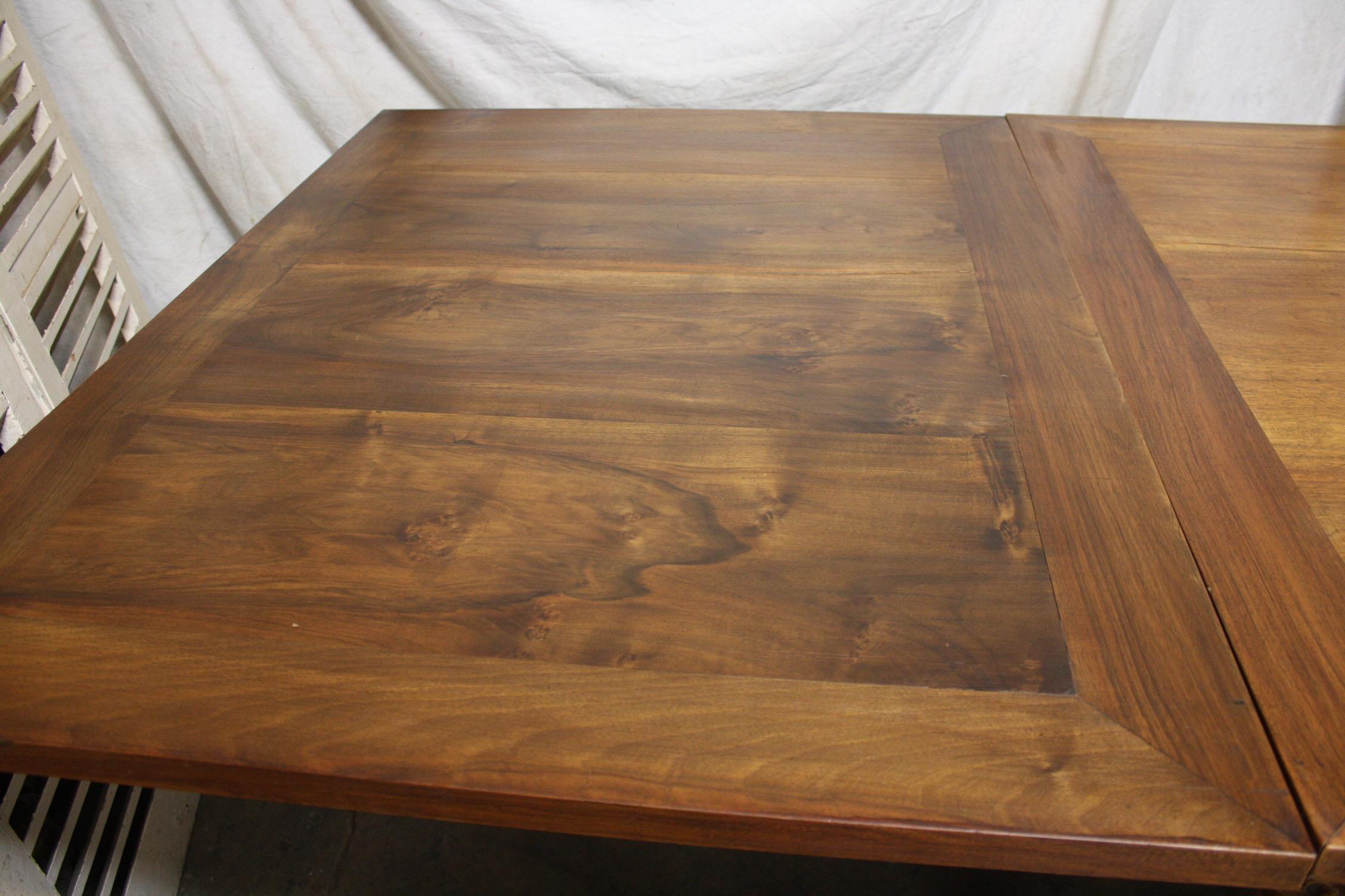 Early 20th Century French Dining Room Table Signed 1