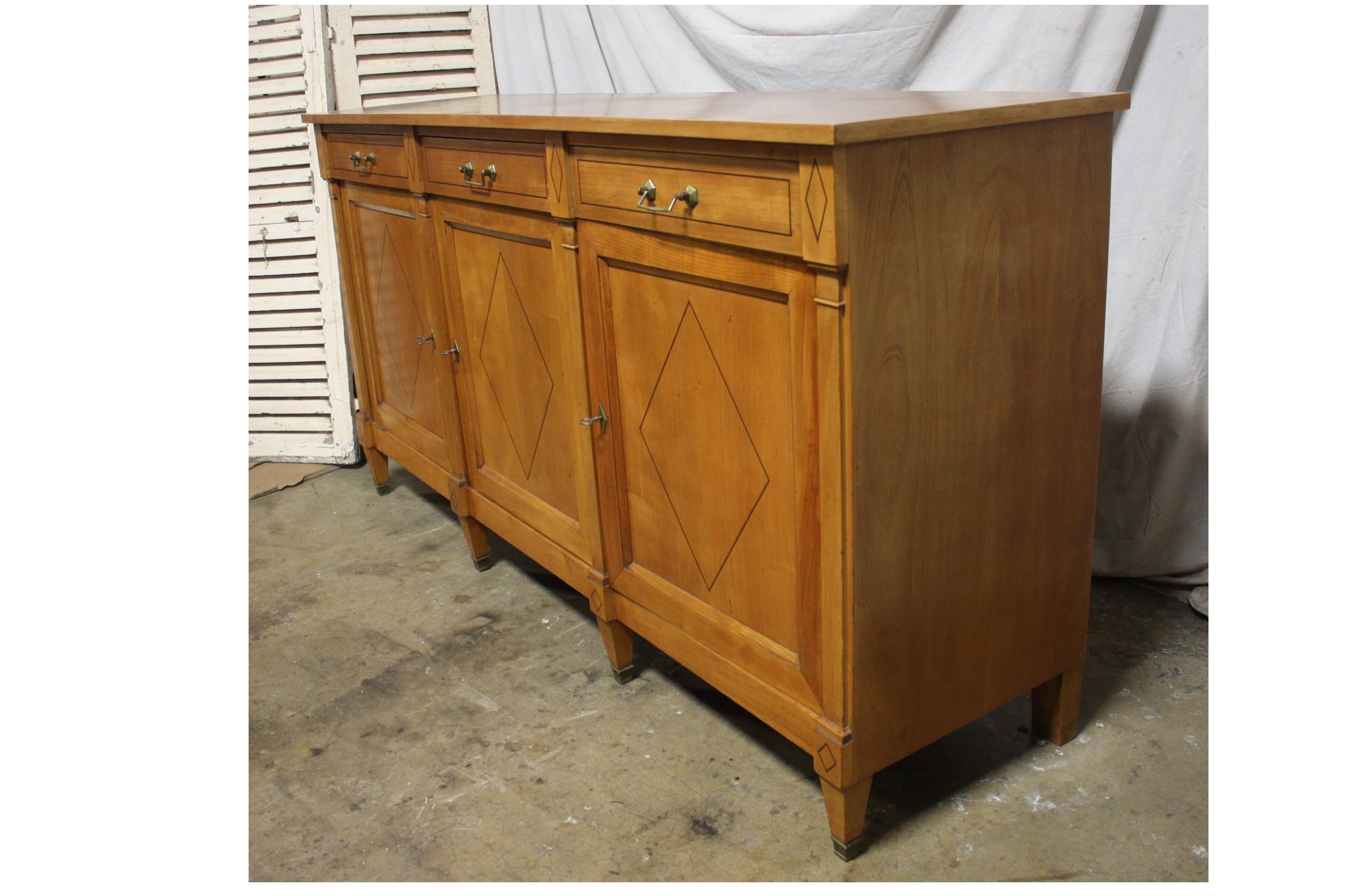 Inlay Early 20th Century French Directoire Sideboard