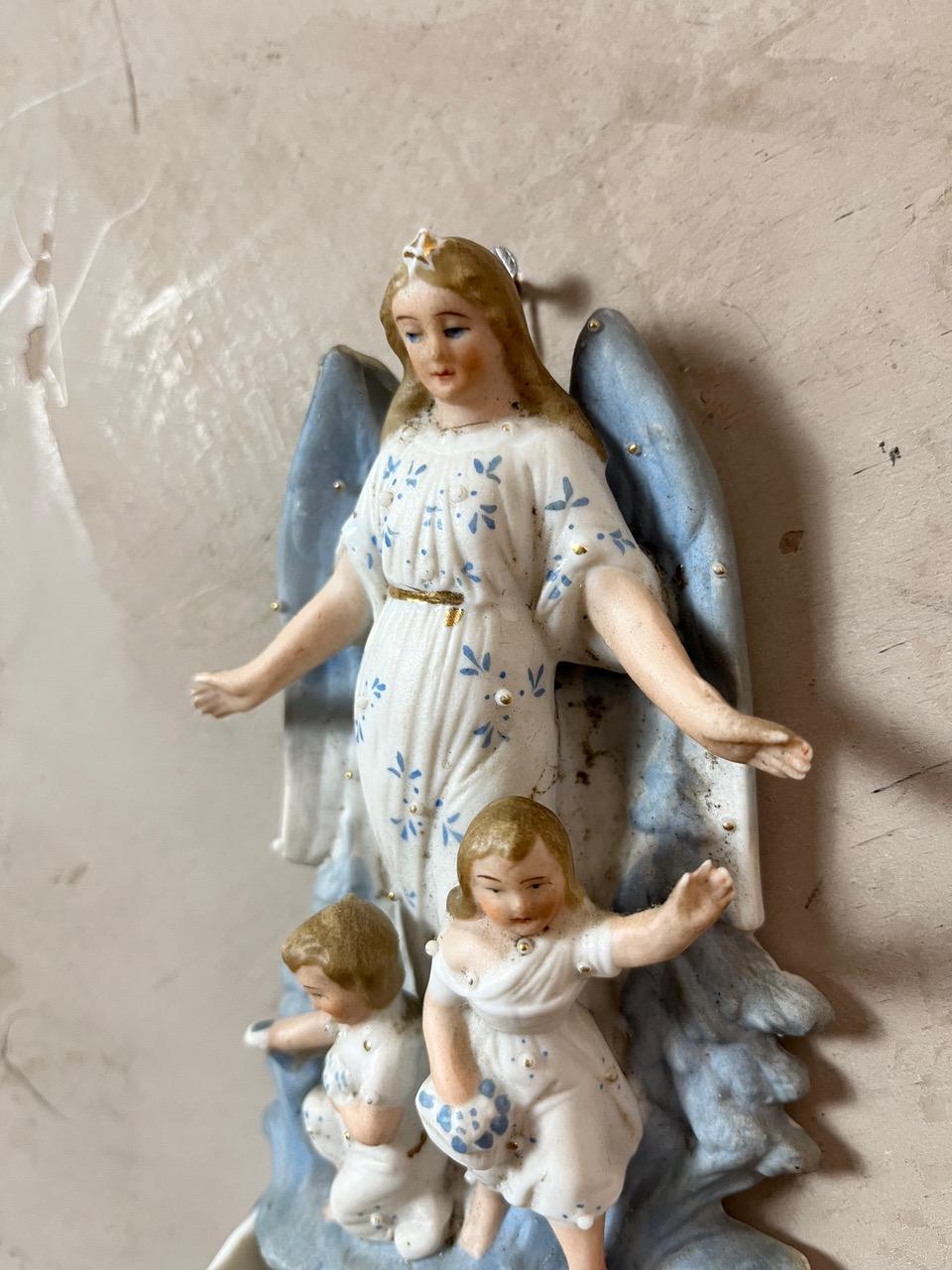 20ième siècle Fonts baptismaux en faïence française du début du 20e siècle, années 1900 en vente